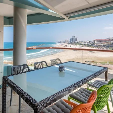 Front Of Beach Next Ritz Hotel - 3 Bedroom& 3 Bathroom Herzliya Ngoại thất bức ảnh