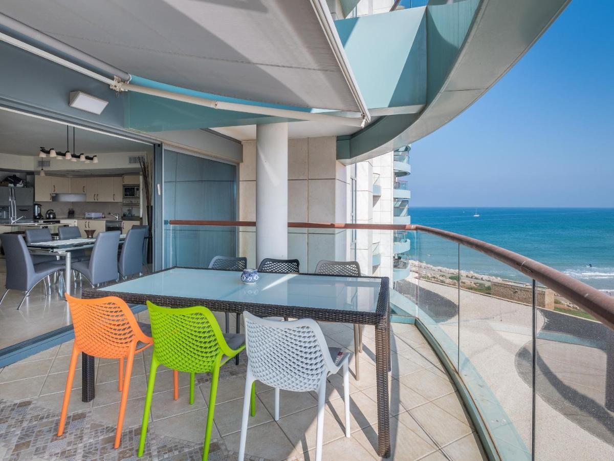 Front Of Beach Next Ritz Hotel - 3 Bedroom& 3 Bathroom Herzliya Phòng bức ảnh